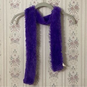 Vintage Purple Faux Fur Boa Scarf Costume 💗